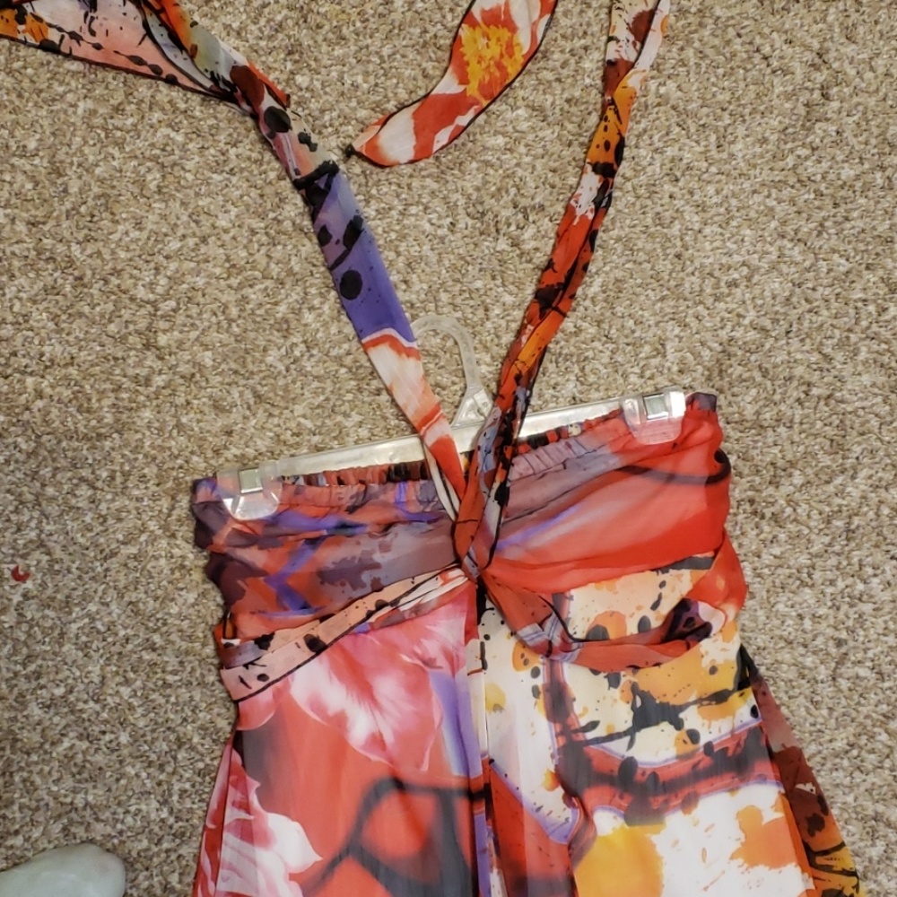 Strapless maxi dress